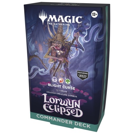 Image du Deck Commander The Gathering Blight Curse de Lorwyn Eclipsed  en anglais