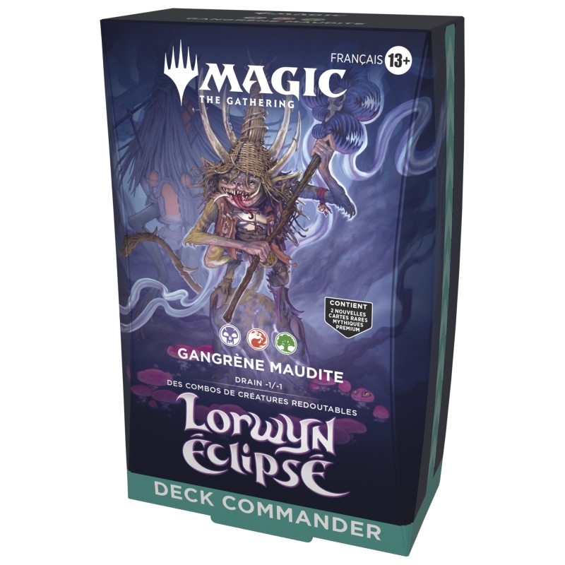 Picture of the Blight Curse Deck Commander from Magic The Gathering - Lorwyn Eclipsed  french version
