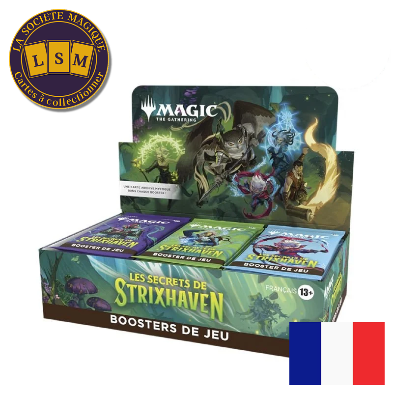 Magic The Gathering - Boîte de Booster de Jeu - Les Secrets de Strixhaven - Français