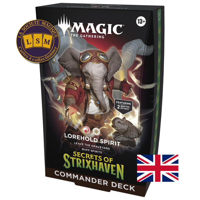 MTG - Deck Commander Esprit De Forsapience - Secrets de Strixhaven -  Anglais