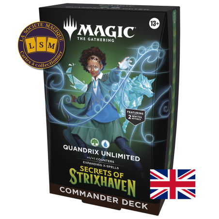 MTG - Quandrix Unlimited Deck Commander - Secrets of Strixhaven - English