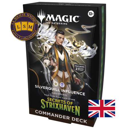 MTG - Deck Commander Influence de Plumargent - Secrets de Strixhaven -  Anglais