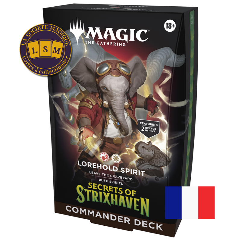 MTG - Lorehold Spirit Deck Commander - Secrets of Strixhaven - French