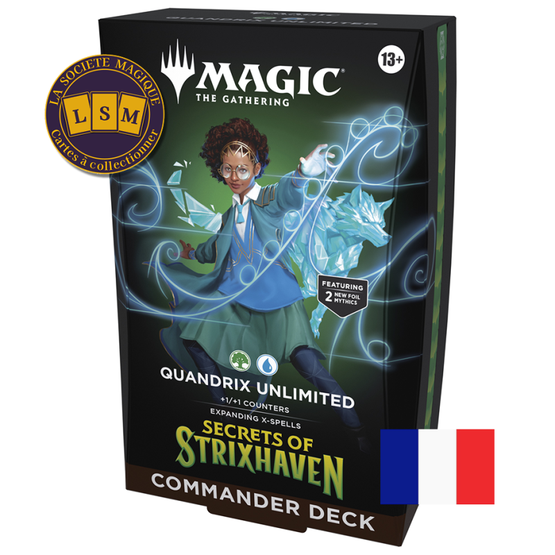 MTG - Deck Commander Quandrix sans Limites - Secrets de Strixhaven -  Français
